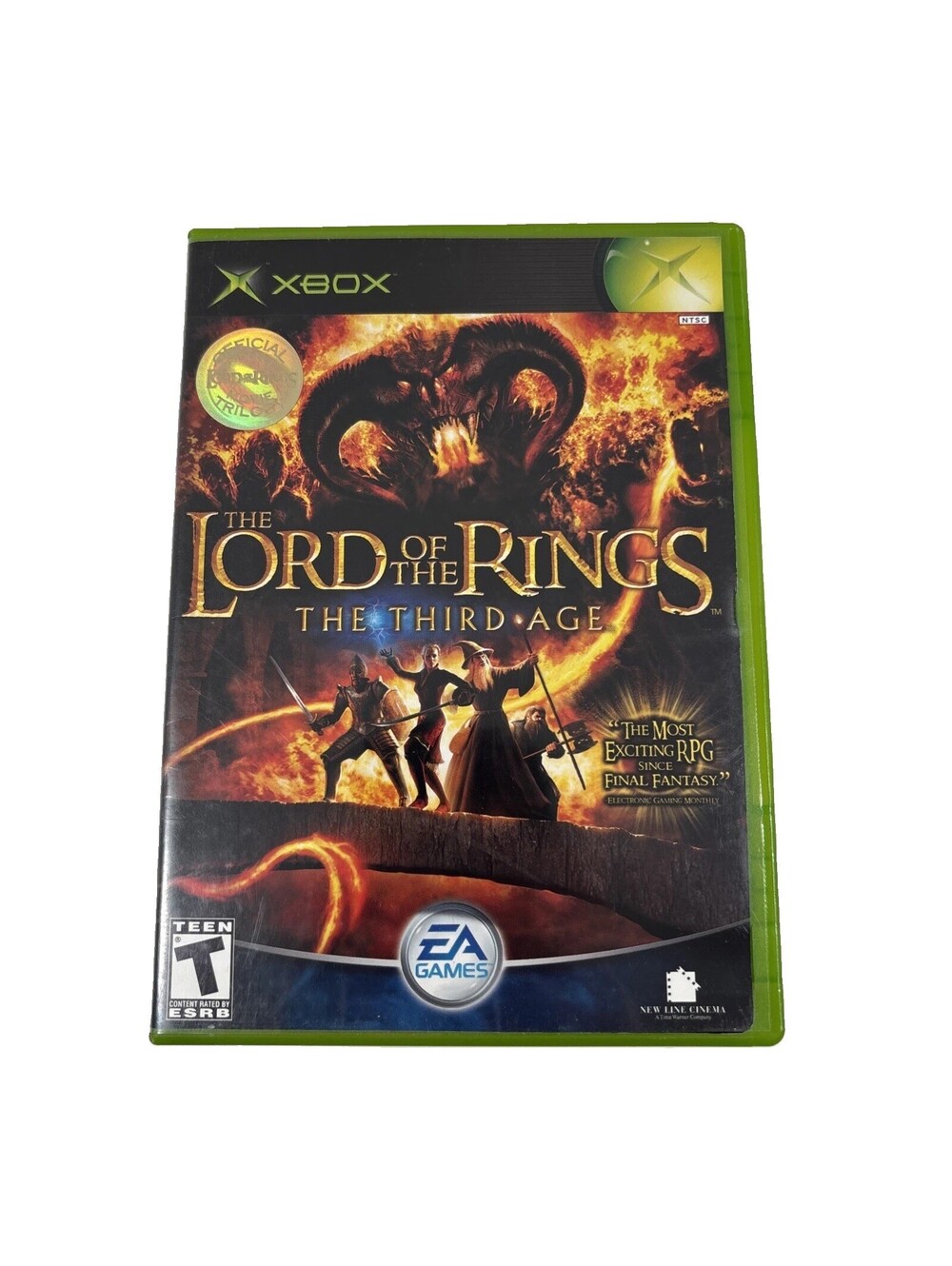 Lord of the Rings The Third Aget Original Xbox CIB Complete Tested